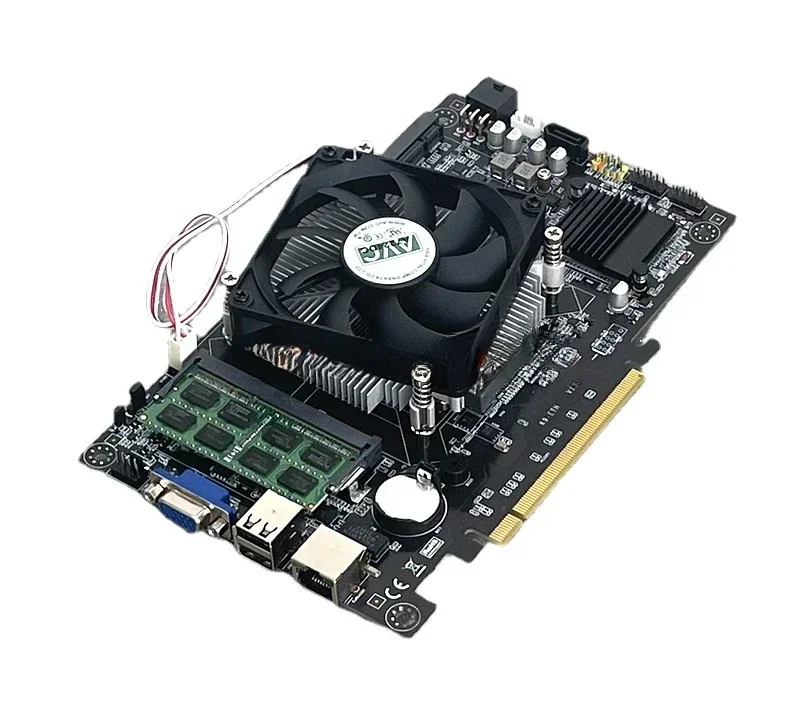 

storage multi hard disk server J1900/B75K9-ETH control motherboard NAS Black Qunhui network