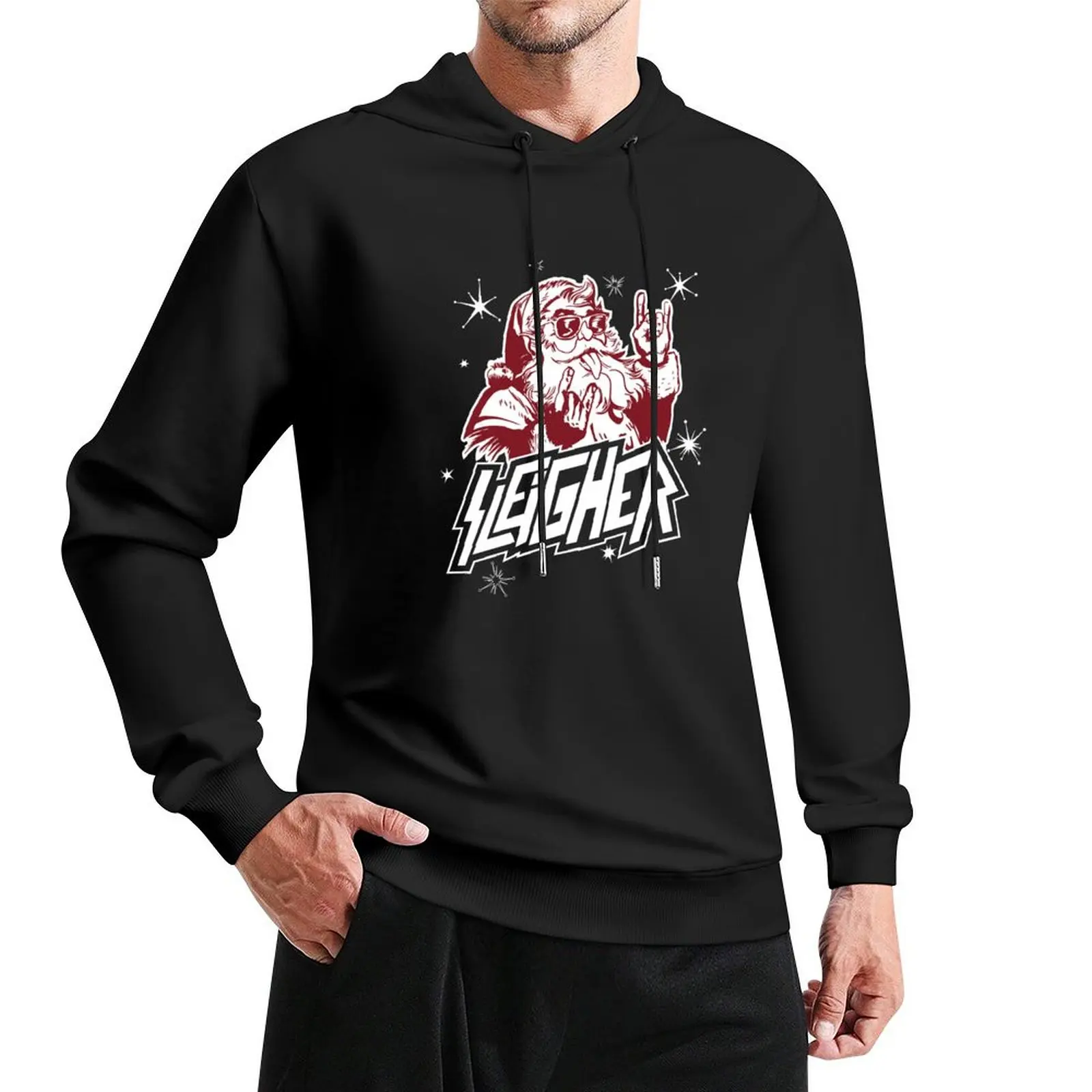 

Sleigher Santa Pullover Hoodie korean autumn clothes men's coat mens designer clothes hoodie