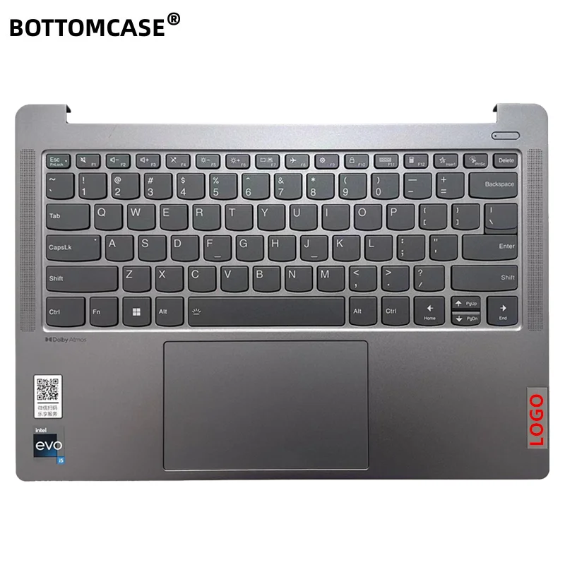 

New For Lenovo IdeaPad Pro 5 14APR8 14AHP9 14APH8 laptop upper case palmrest cover with backlight keyboard Grey