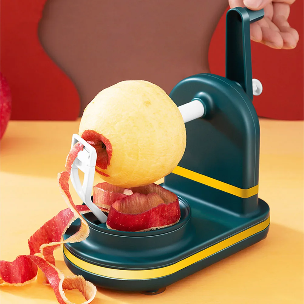 Manueller Apfelschäler, multifunktionaler Kartoffel-Obst-Äpelschäler, Edelstahlklingen, Gadgets, Lebensmittelpeeling für Zuhause, Küchenwerkzeug