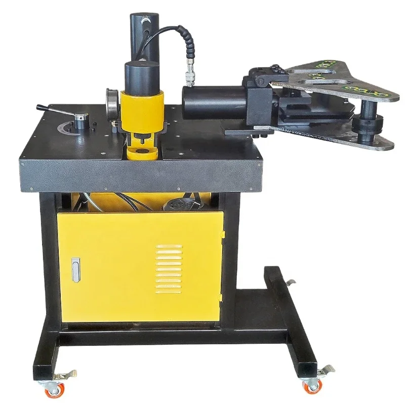 DHY-401 Four -in-one hydraulic busbar cutting punching bending machine