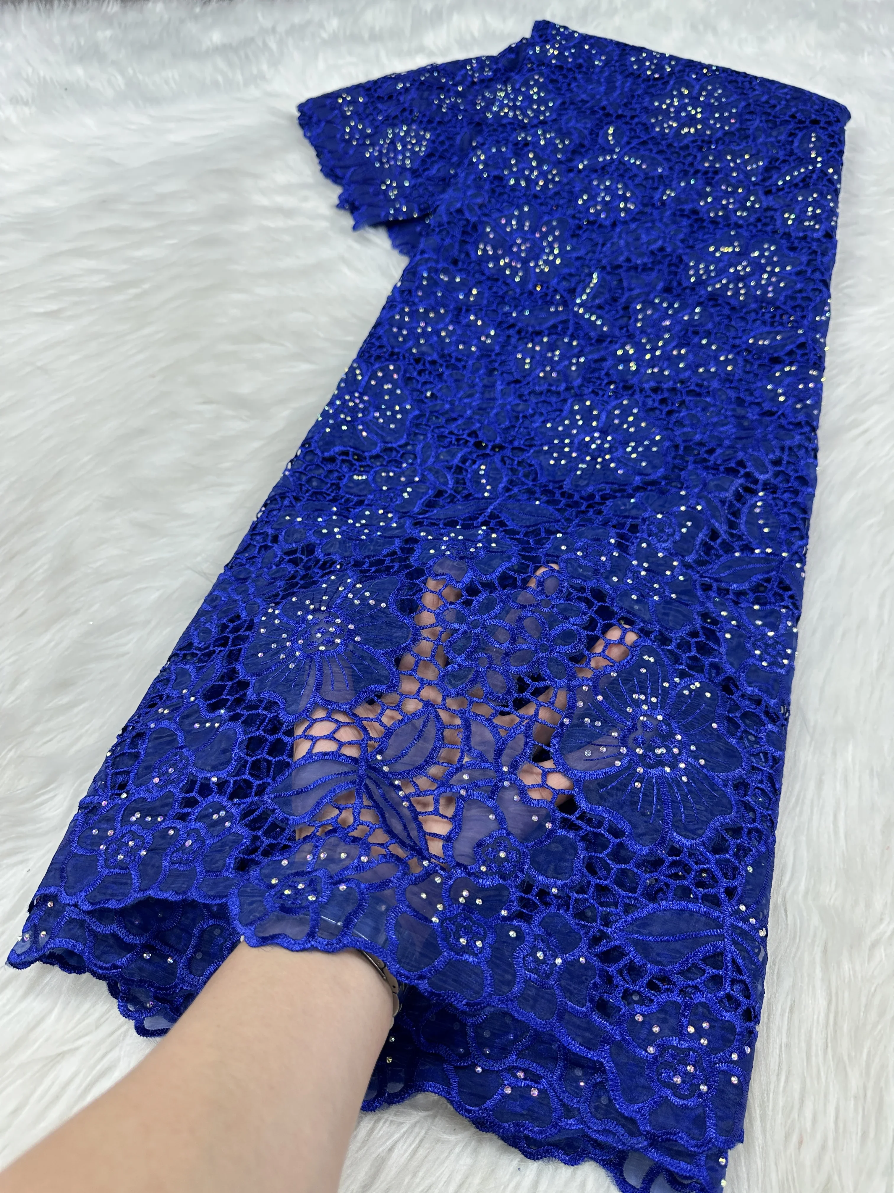 طبعة فاخرة جديدة قماش الدانتيل الأفريقي 2025 أحدث الخوخ الهندي ساري النسيج تل عالي الجودة ثلاثية الأبعاد بريق الدانتيل فستان الزفاف