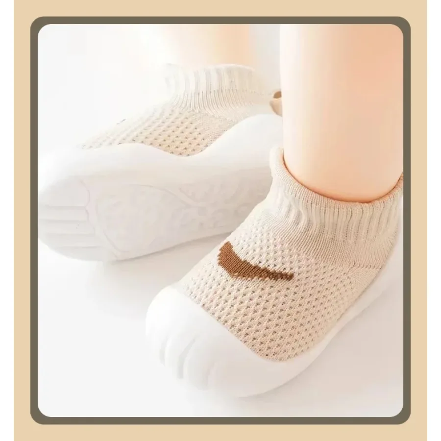 Детская обувь для малышей в классическом стиле, нескользящая обувь на мягкой подошве, домашняя обувь для дошкольников для младенцев и малышей