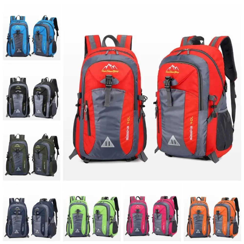 Travel Backpack Waterproof Mountaineering Bag Lightweight Wear-Resistant Youth Sports Bag Strong Nylon Men Backpack Hiking