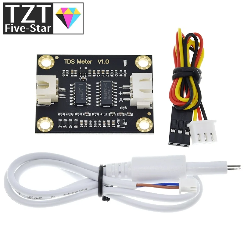 TDS Sensor Meter V1.0 Board Module Water Meter Filter Measuring Water Quality For Arduino UNO R3