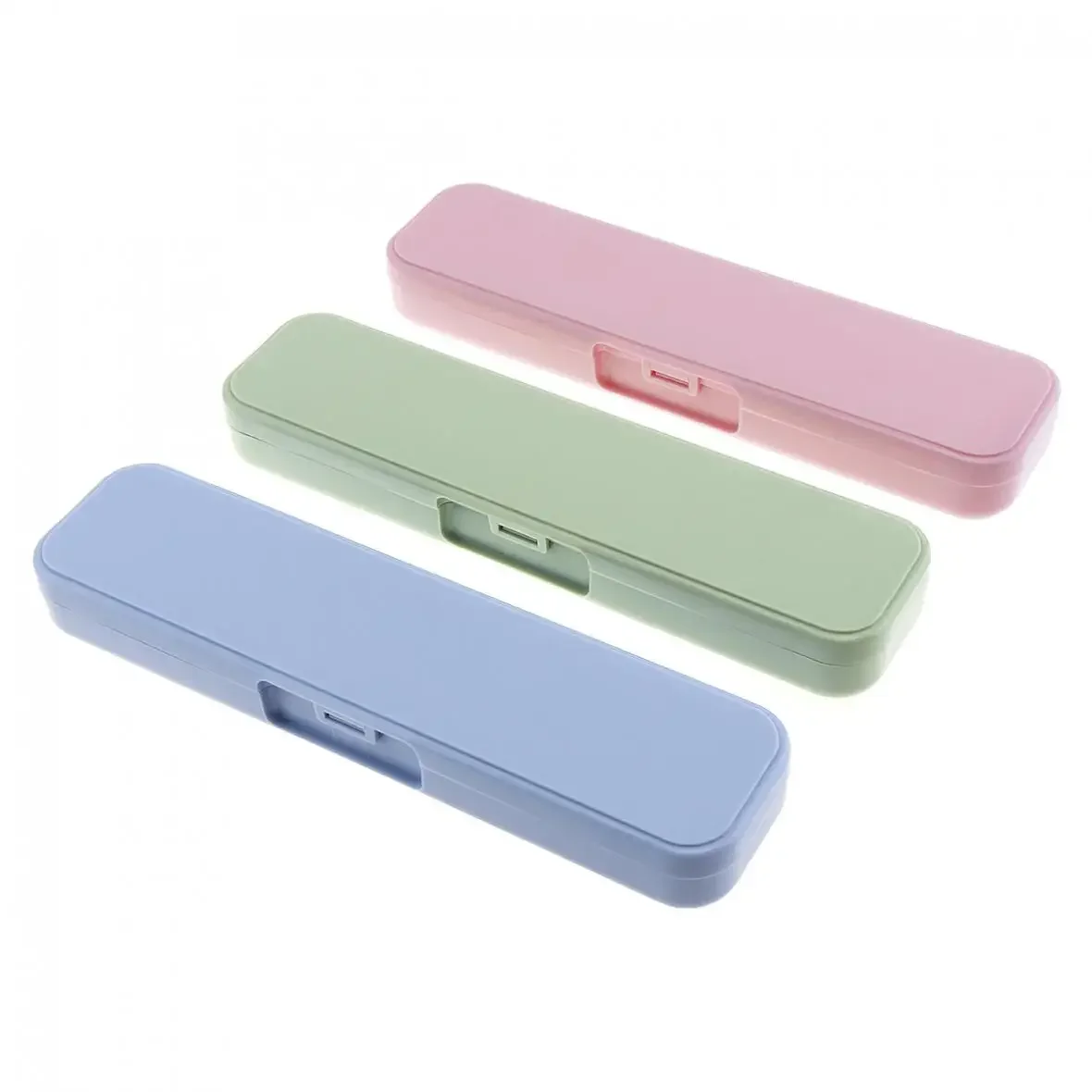 Universal Portable PP Travel Tableware Storage Box Case Food Grade Dinnerware Kitchen Fork Spoon Box For Kid School Cutlery