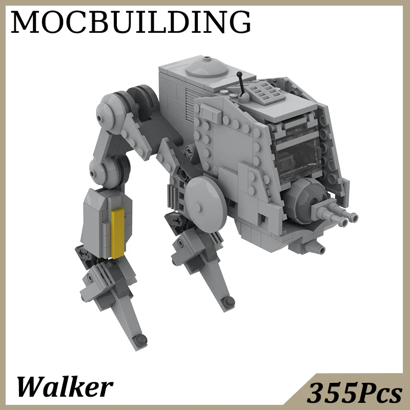 Walker Space Fighter Model Star Science Fiction Movie MOC Building Block Bricks Toys for Kids Birthday Gift