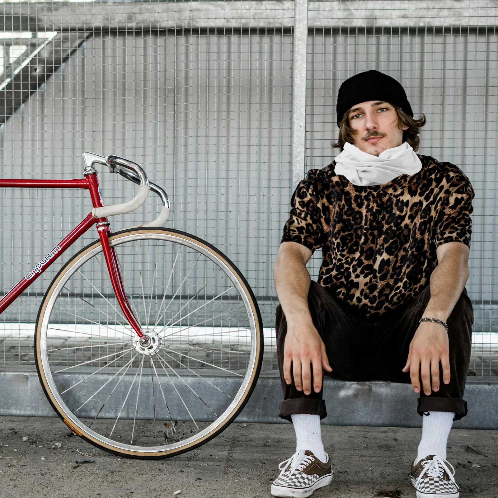 1pc Sun Protection Dustproof Headwear Windproof Fabric For Cycling Hiking Outdoor Versatile Face Cover Neck Gaiter Multi Use