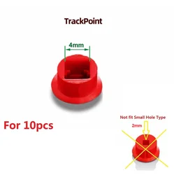 10pcs Laptop Red Nipple Rubber Mouse Pointer TrackPoint Cap for Lenovo ThinkPad T410 T420 T430 T510 T520 R400 T440p T540 E540...
