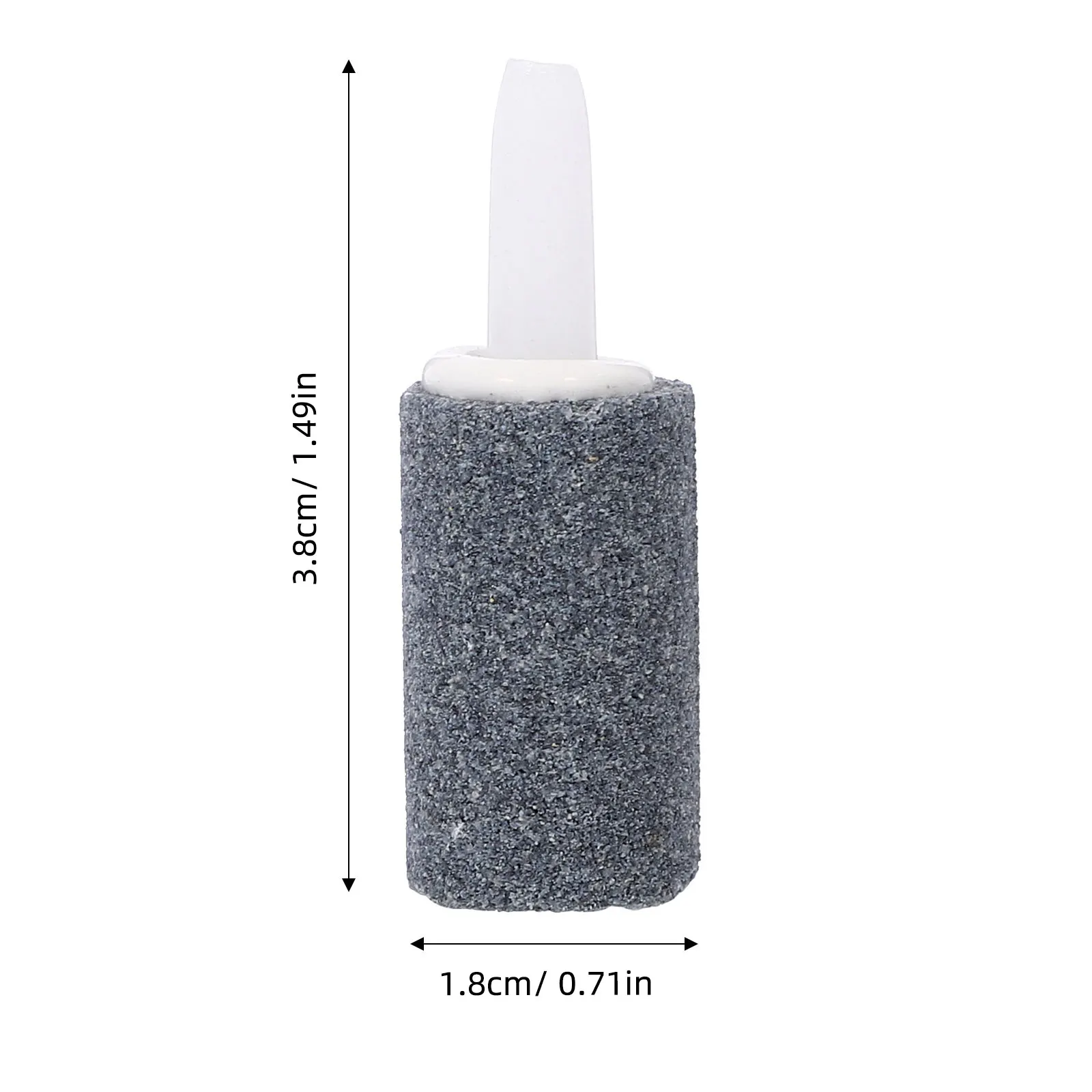 

50pcs Air Stones for Aquarium 1 Inch Cylinder Bubble Diffuser Fish Tank Decorative Oxygenator Aquatic Accessories