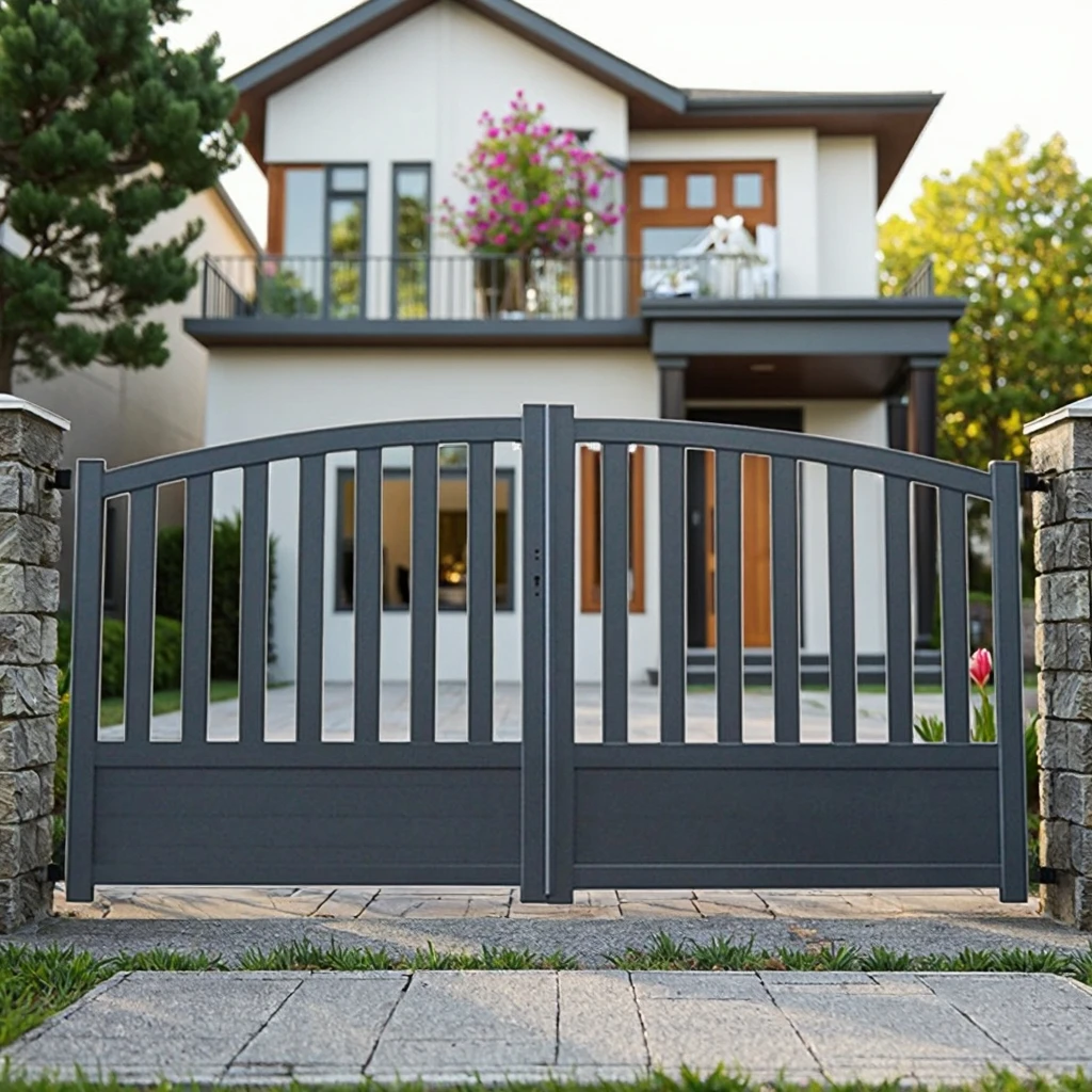 House Gate Automatic Aluminum Gate Designs Garden Aluminum Gate Gates for Houses