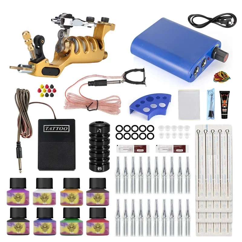 Tattoo machine set Sunshine tattoo motor machine cutting line fogging all-in-one machine