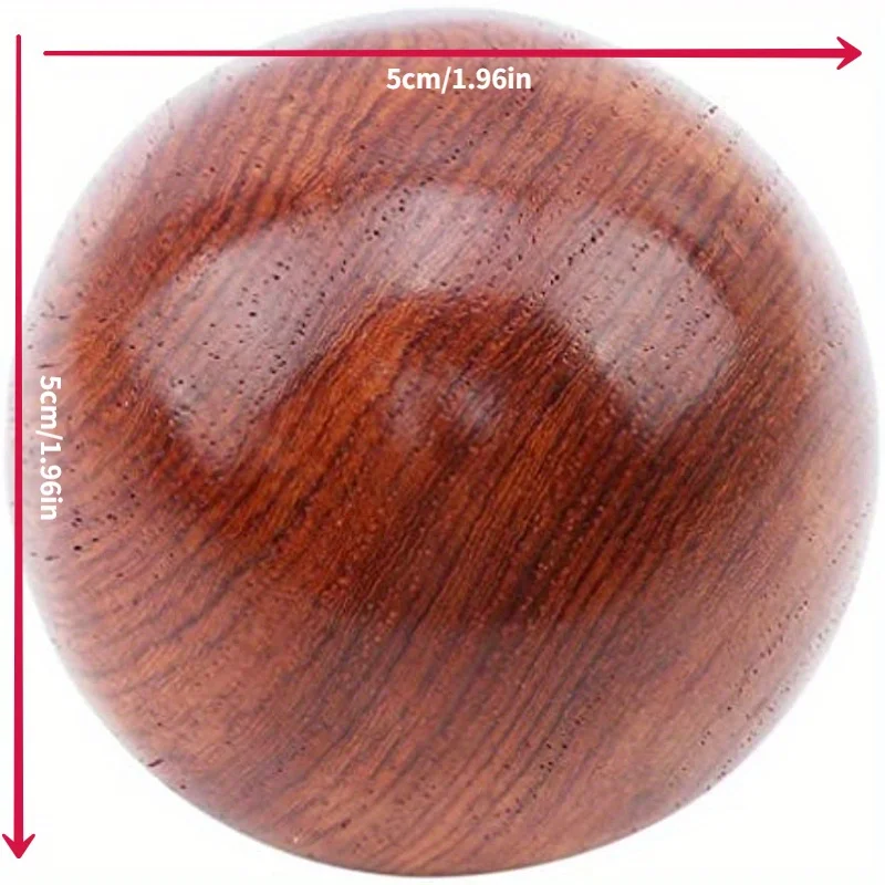 2-Pack Wooden Rolling Ball Set, Designed for Exercise And Massage, Relieving Stress And Hand Exercise