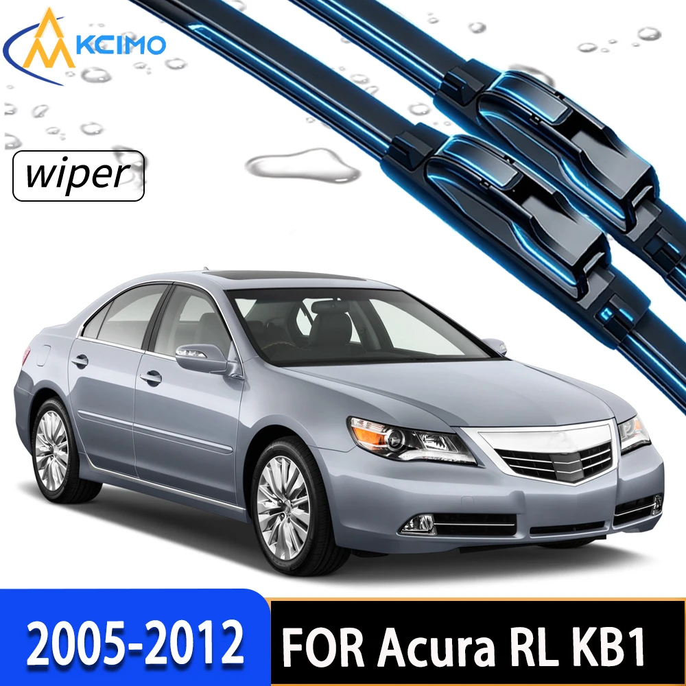 

Precision Clean Front Windscreen Wiper Blades with Solid Rubber, Direct Fit for Acura RL KB1/KB2 2005-2012