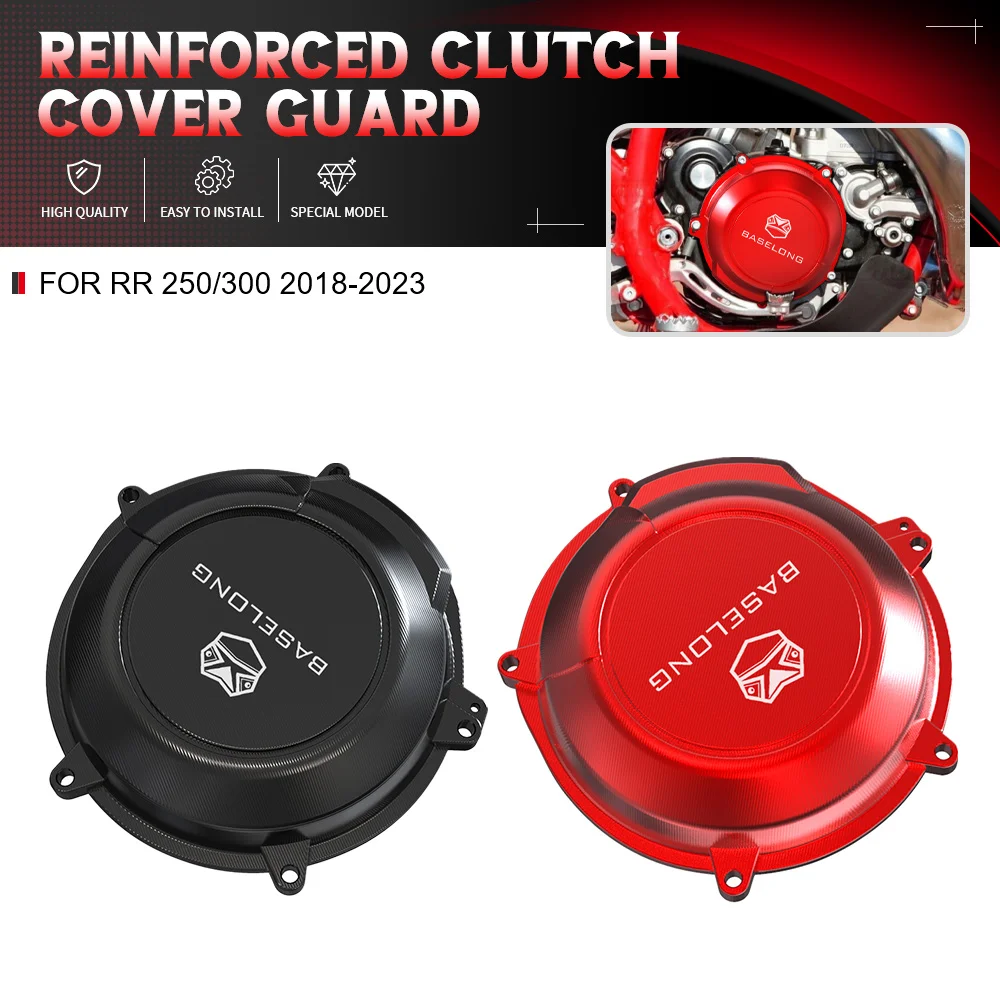 

Motorcycle Reinforced Clutch Cover Guard For Beta RR 250 300 RR250 RR300 2018-2023 2022 2021 Clutch Outer Protection CNC Cap