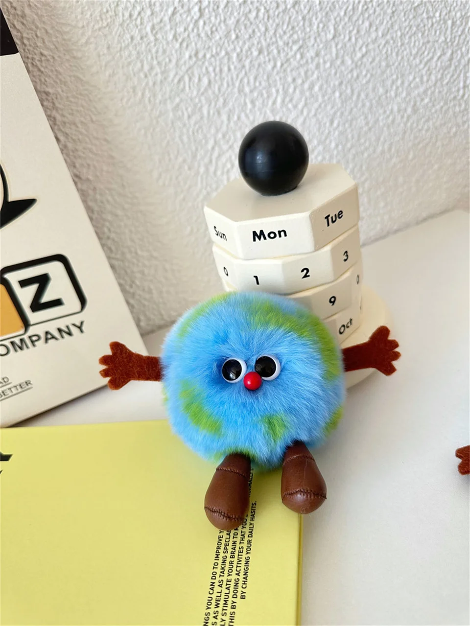 Plüschball-Anhänger Niedlicher Schlüsselanhänger Schlüsselkappe Schlüsselring Mädchen-Taschenanhänger Plüsch-Schlüsselanhänger Cartoon-Puppen-Spielzeuganhänger Paar-Geburtstagsgeschenke – Detail 18