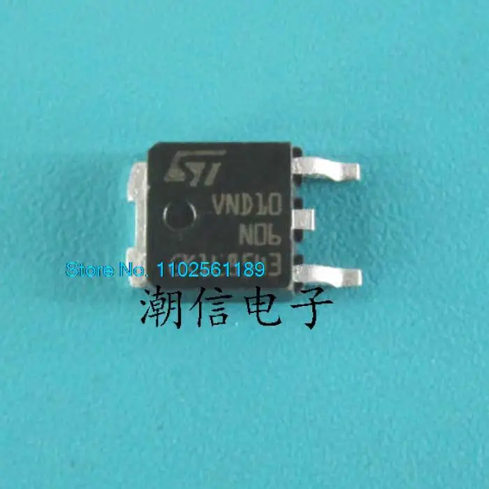 

10PCS/LOT VND10N06 MOS 10A 60V 0.3