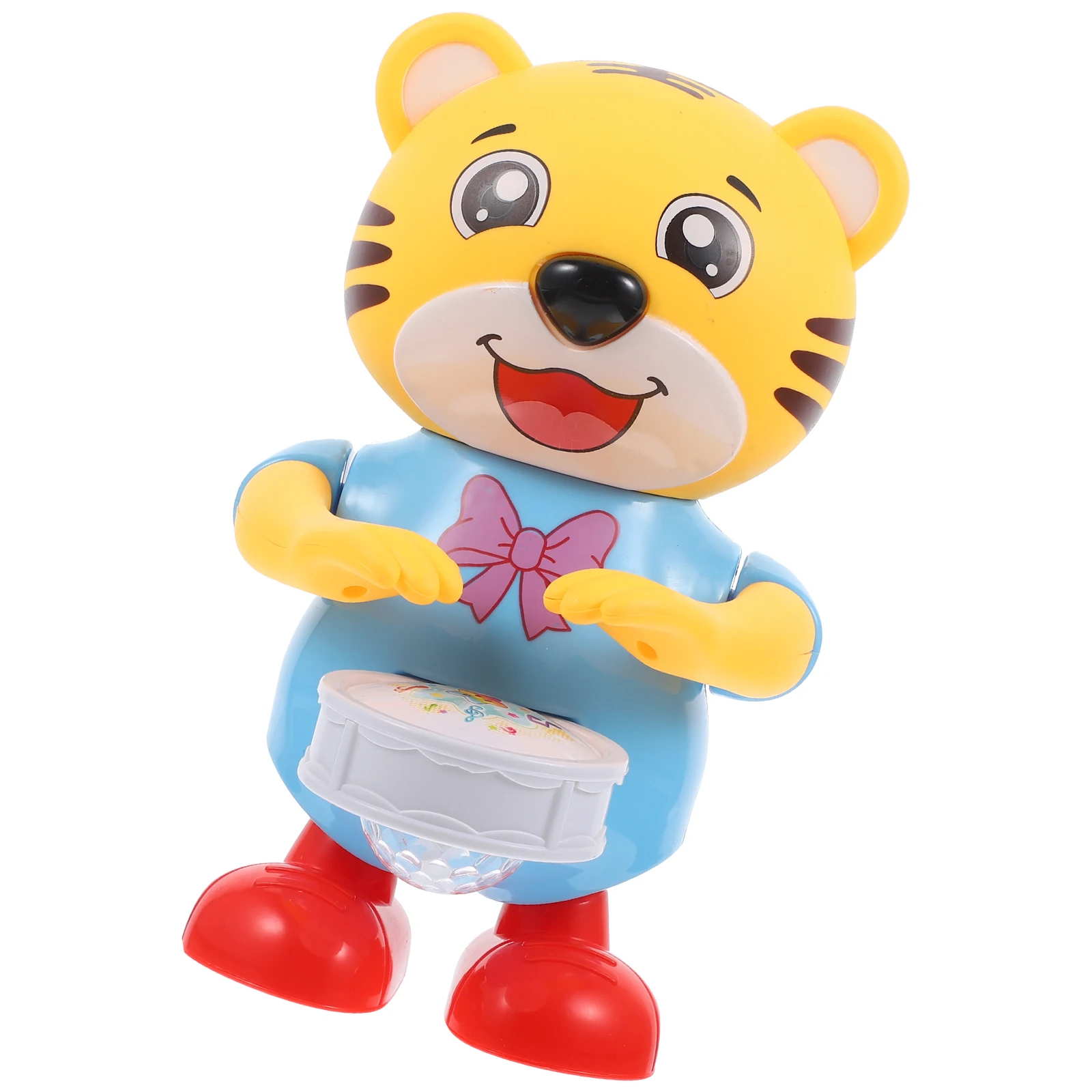 Drumming Tiger Robot Dancing Singing Musical For Kids Children Gift Baby Educational Playtime Interactive Learning