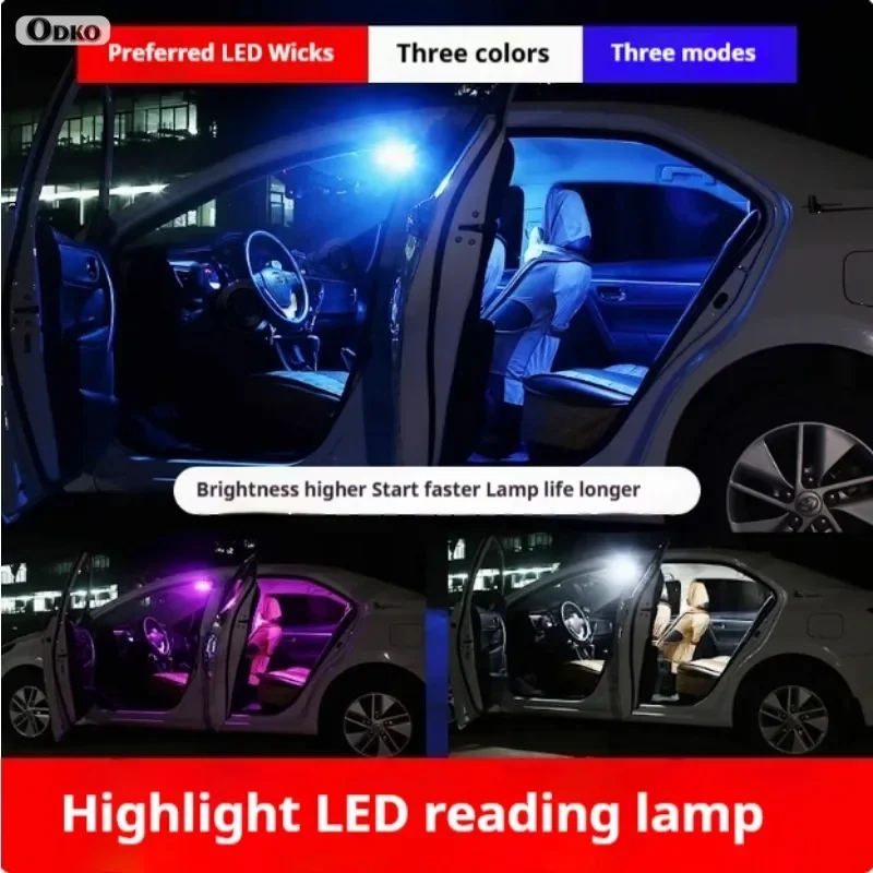 For Skoda Rapid NH1 Space 8Pcs Canbus LED Bulb Car Interior Light Kit Hatchback Combi Car Lights Signal Lamp Car Lights