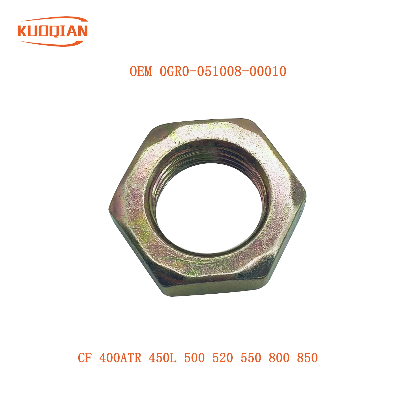 Nut CVTech Drive Pulley 0GR0-051008-00010 For CF ATV UTV SSV Accessories CF 400ATR 450L 500 520 550 800 850 CF  Part