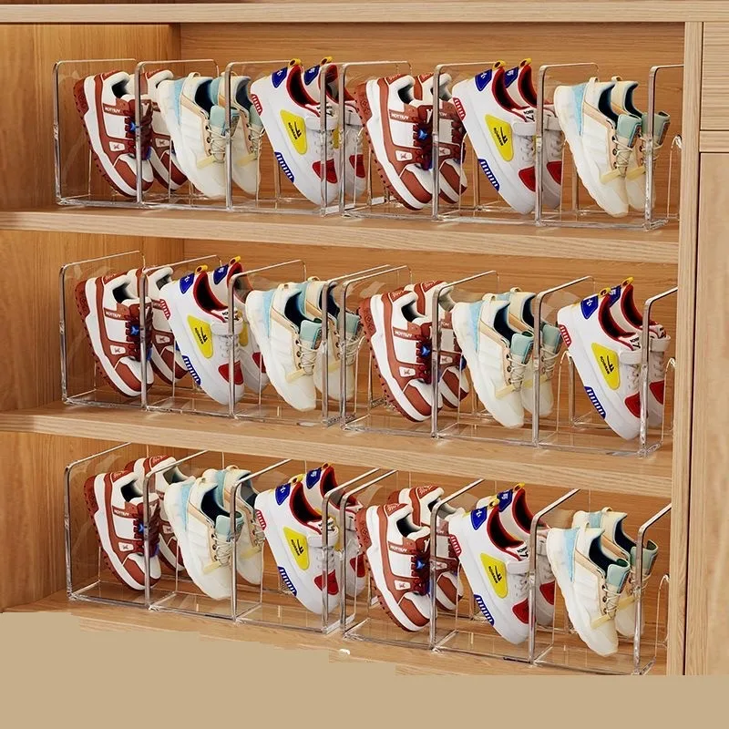 Children's Shoe Box Home Use Shoe Cabinet Storage Space Saving Transparent Acrylic Simple Baby Shoe Rack Storage Box view 2