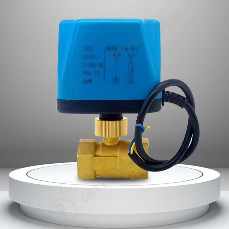 2-Wire Single Control 2-Way Electric Ball Valve Auto Reset Power Off Large Flow Water Solenoid Valve for Water Pipeline Control
