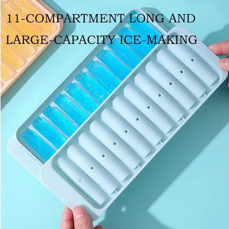 Small Ice Bars Maker With Lid Ice Tray Summer Iced Beverage Making Tools For Wine Juice Fruit Family Chilled Drink Accessories