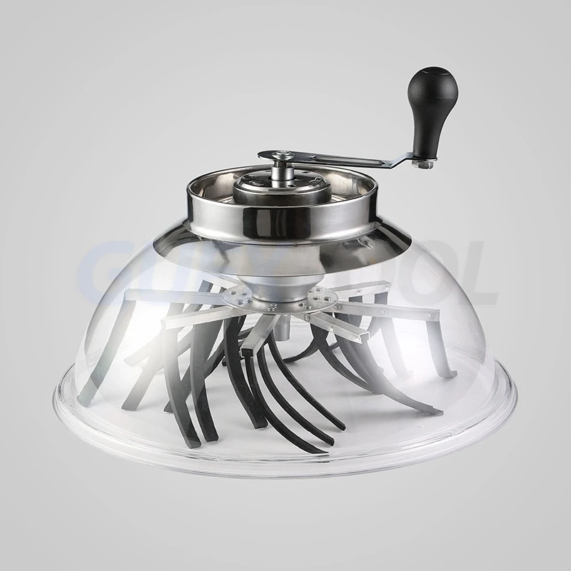 16 Inch Hydroponic  Leaf Bowl Grass Trimmer Twisted Spin Cut for Plant Bud Leaf Trimmer Pot Planting Grass Cutting Construction