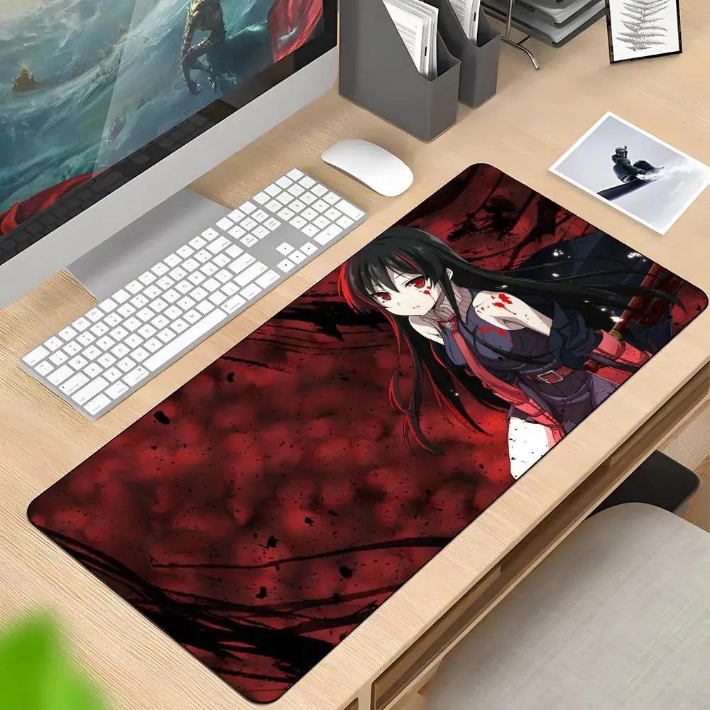 

Akame Ga Kill! Mouse Pad Rubber Antislip Keyboard Pad 40x90cm Mousepad Gaming Accessories XXL Office Computer Mat