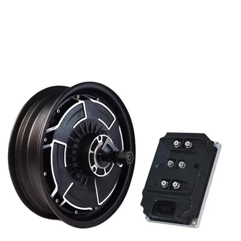 

2000 Вт-6000 Вт 12-дюймовый мотор-концентратор 4-го поколения, колесный электродвигатель 48/60/72 В с контроллером для электронного велосипеда, скутера