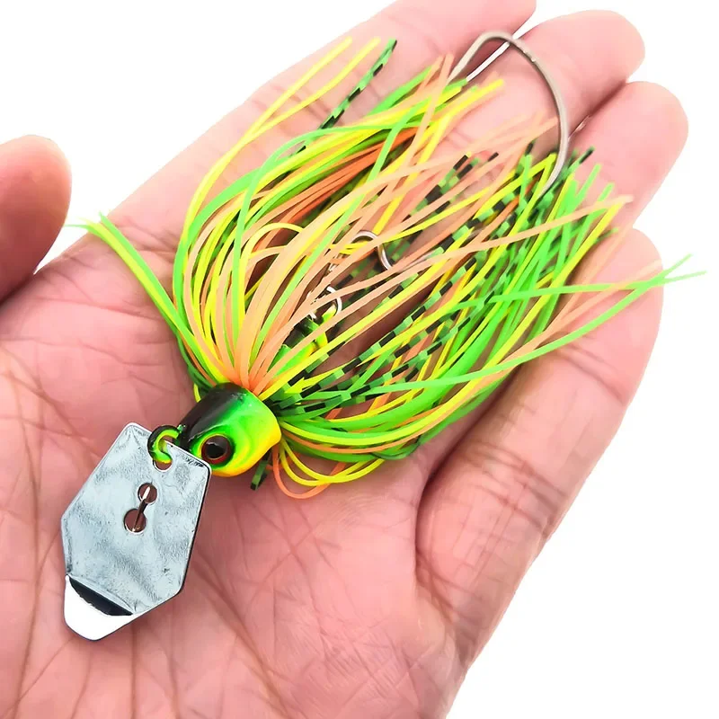 Spinnerbait OUTKIT falda silicona cuerpo metálico - imagen 5