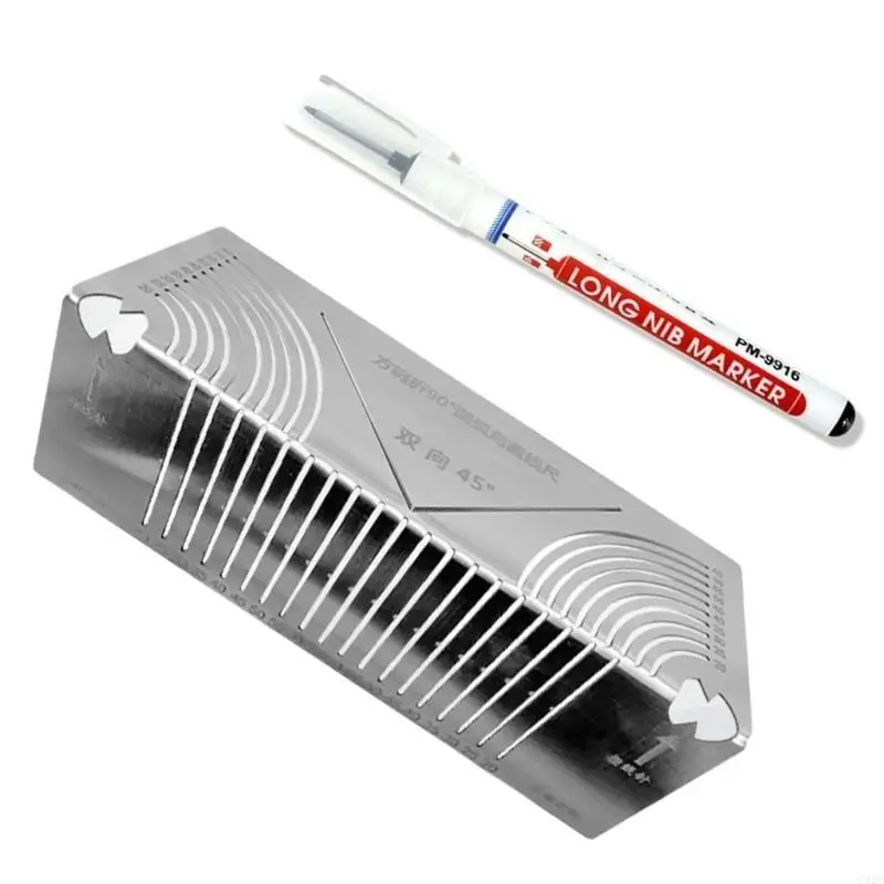 

G92C Adjustable Angles & Arcs Marking Tool Pipe Bend Marking Tool for Construction
