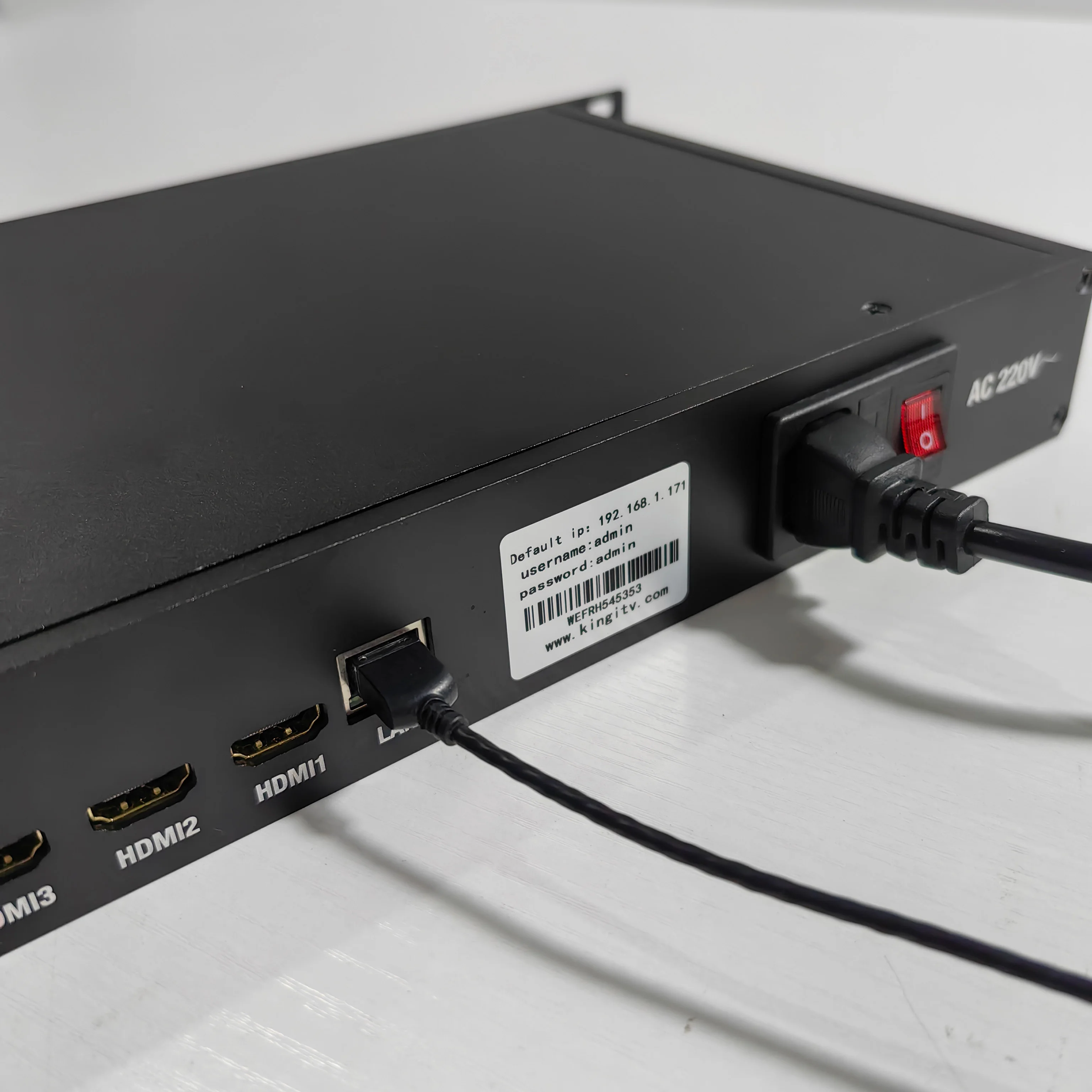 OTT Headend TV digitale Encoder HD da H264 a Ethernet Video IP Streaming live Soluzione one stop