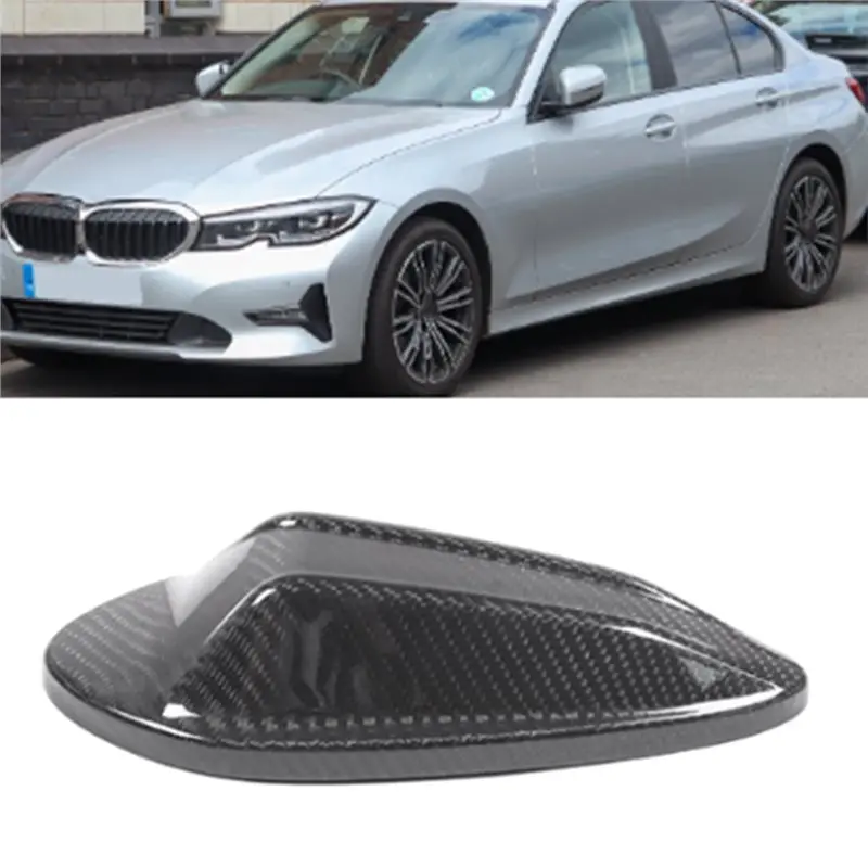 Shark Fin Antenna Cover For BMW 2 3 4 Series X5 X7-Carbon Fiber Car Roof Trim Cover