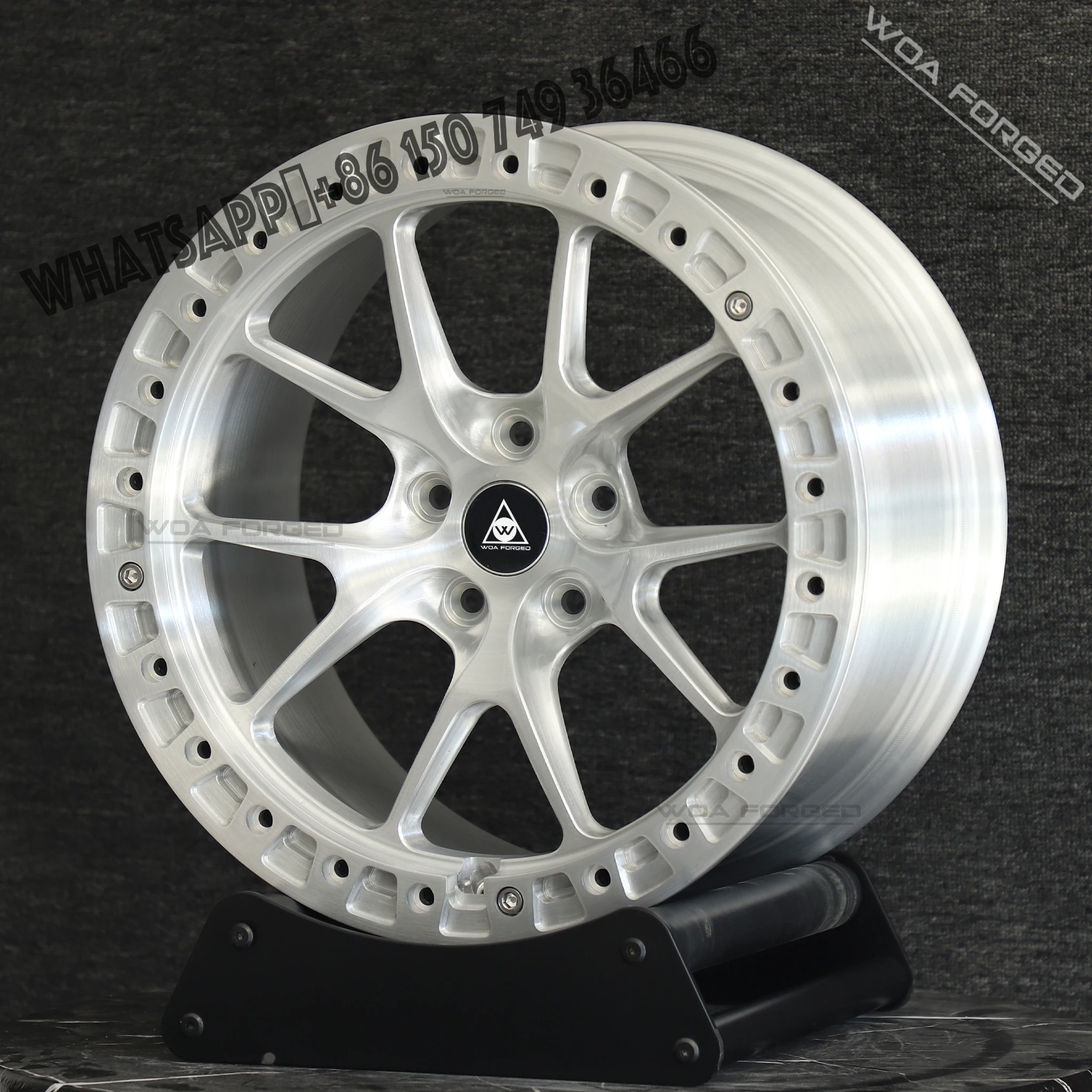 

Aluminum Racing Car Beadlock VS-5RS Stylish Smoky Grey Forged Deep Dish Wheels 5X108 5x112 5x120 5x114.3 Polished Gold Finish