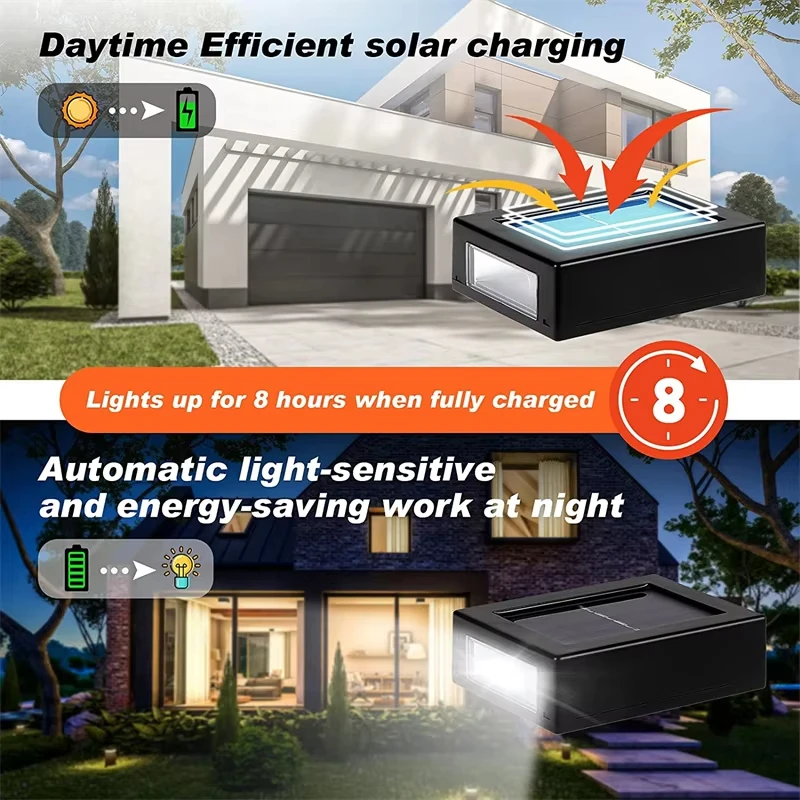 1PCS Solar Lamp Outdoor LED Lights IP65 Waterproof for Garden Decoration Balcony Yard Street Wall Decor Lamps Gardening Light