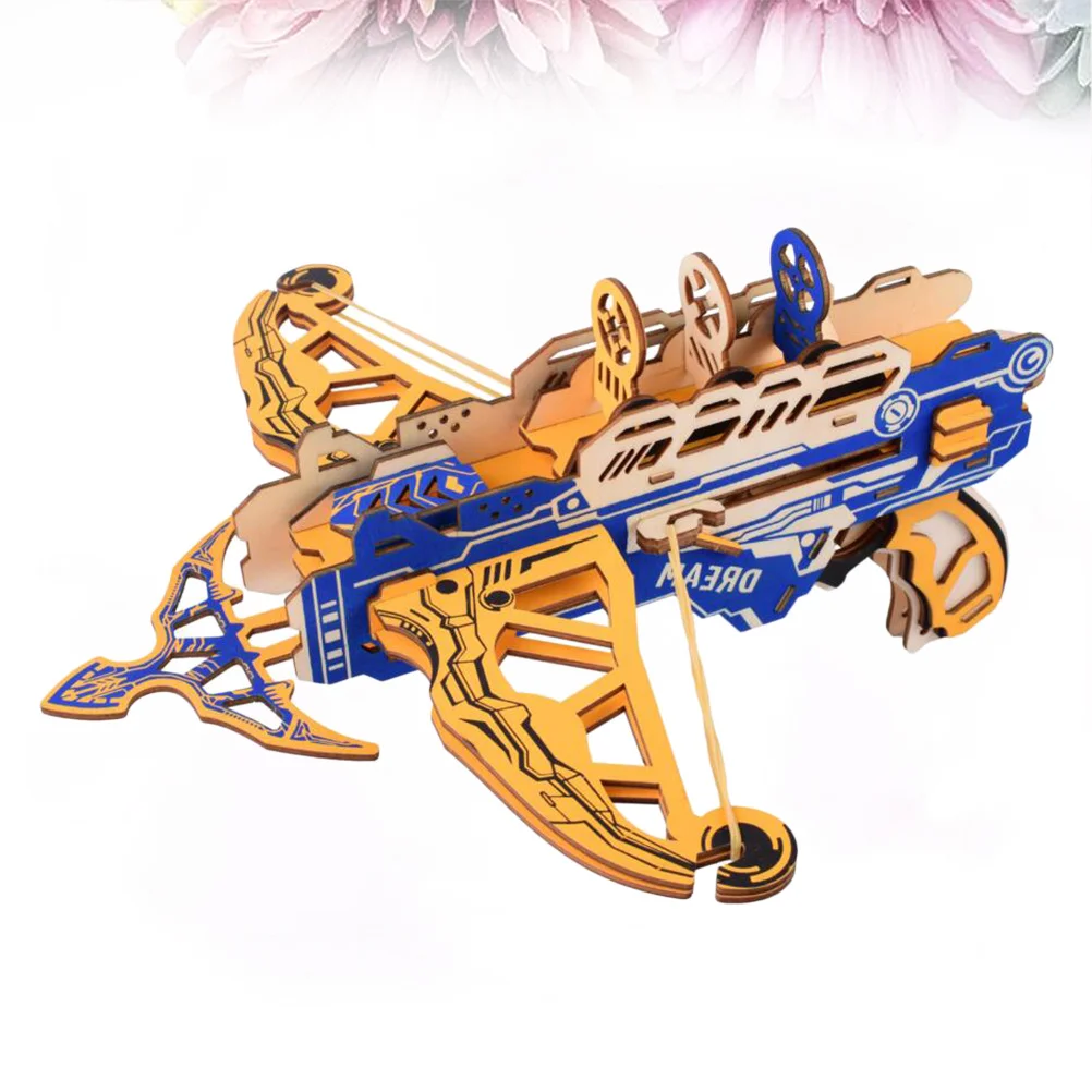 3D Wooden Puzzle Shape Diy Building Kit For Kids Educational Handcraft Wood Assembly Brain Teaser Game Developmental