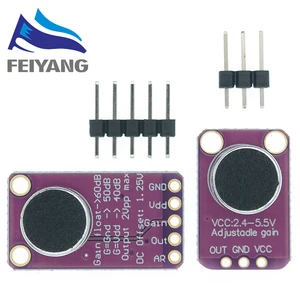 لوحة مكبر للصوت بميكروفون AGC ، وحدة مستشعر الصوت ، هجوم التحكم في الكسب التلقائي للأردوينو ، مجموعة لوحة PCB DIY ، MAX9814 ، MAX4466 أفضل 10 مبيعات آلة صنع ثنائي الفينيل متعدد الكلور - No2