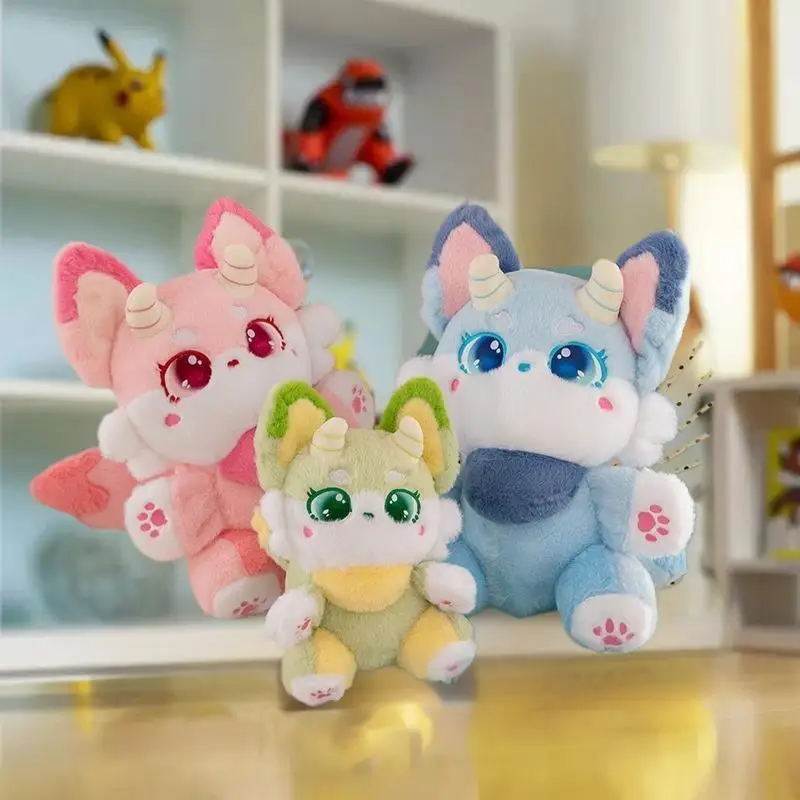 1Pc Enchanting Fox Pillow 35/50CM Cartoon Kawaii Phantom Stuffed Creature Soft Toys Handmade Sleep Puppets Christmas Gift