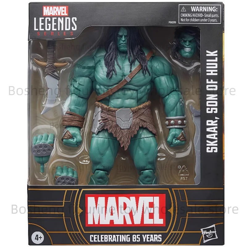 

In Stock Hasbro Legend of Marvel Comics 85th Anniversary Hulk Character Model Desktop Ornaments Boys Collect Toy Holiday Gift