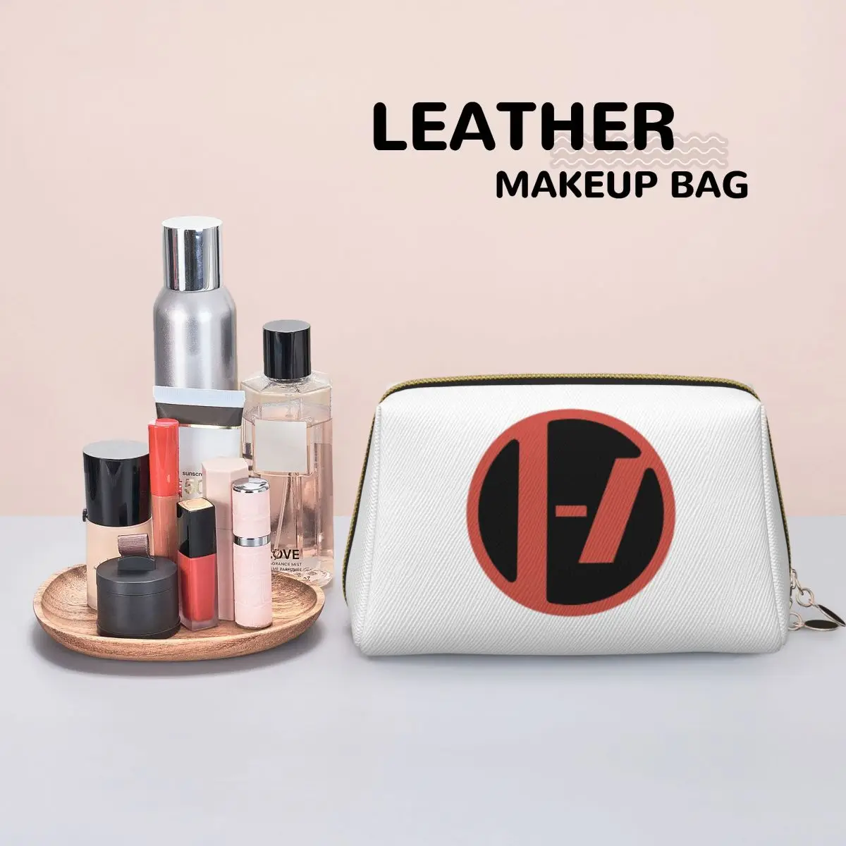 Circle Icon Logo Twenty One Pilots Rock Band Women Cosmetic Bag Travel Makeup Organizer Pouch Toiletry Storage Dopp Kit Case