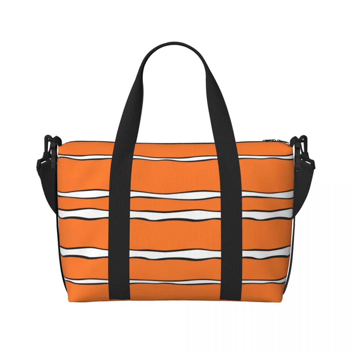 

Custom Finding Nemo Tote Bag for Women Large Capacity Beach Gym Travel Bags