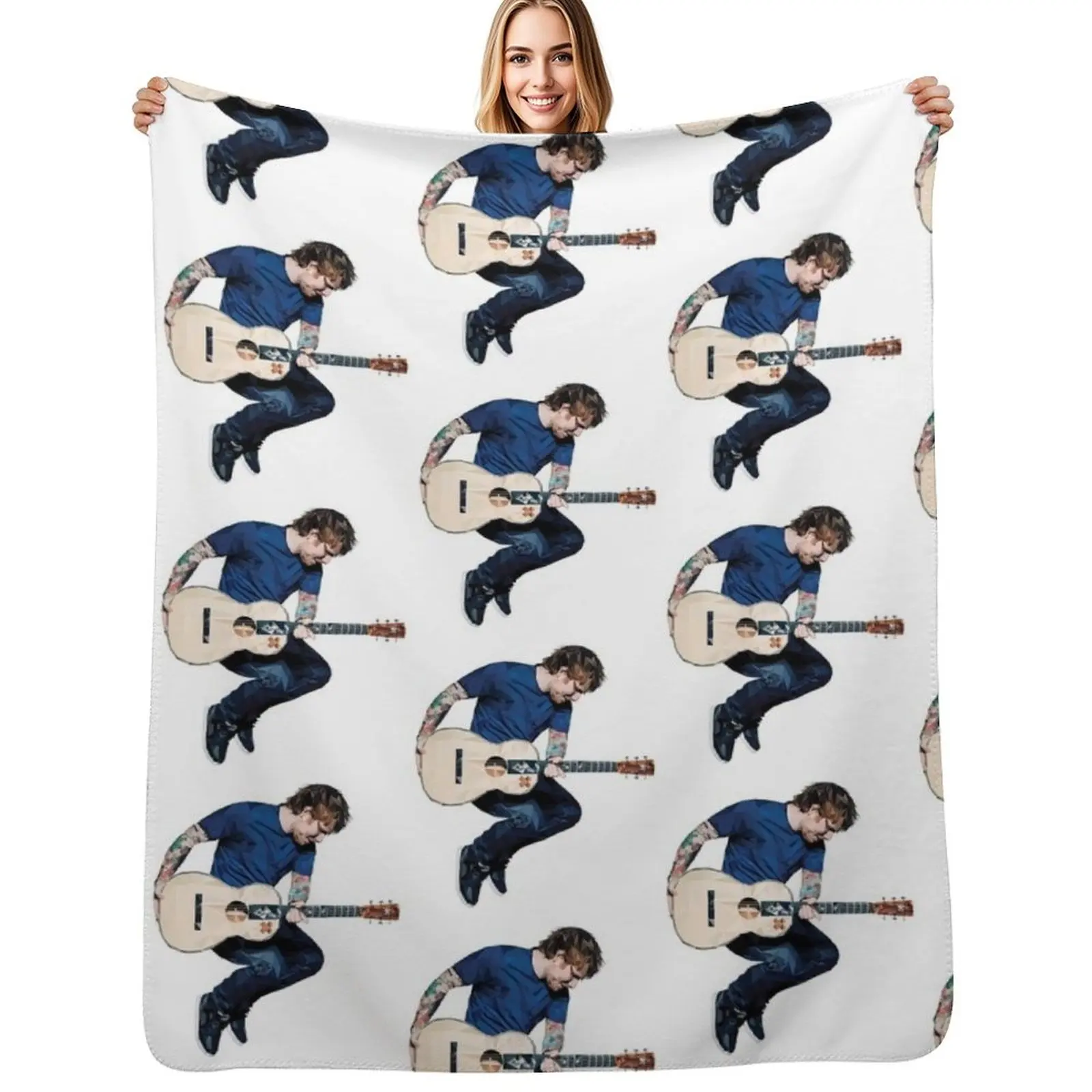 

Ed Sheeran Throw Blanket Cozy Throw Blanket Birthday Gift for Him Her