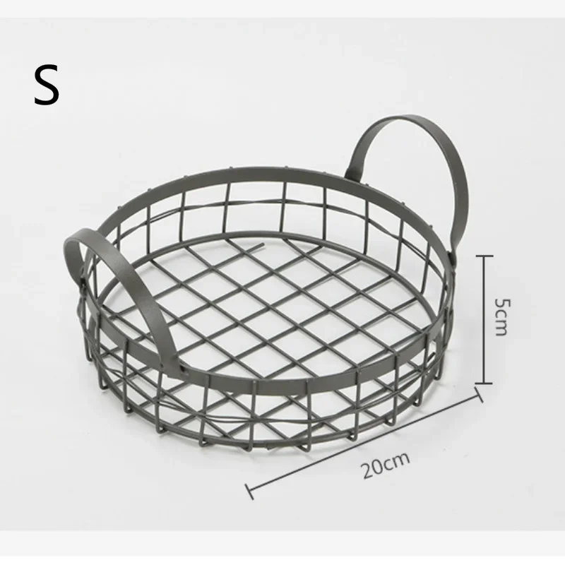 

Wire Fruit Bowl Vintage Iron Arts Fruit Basket Serving Bowl Decorative Vegetable Holder Table Centerpiece For Bread Snacks