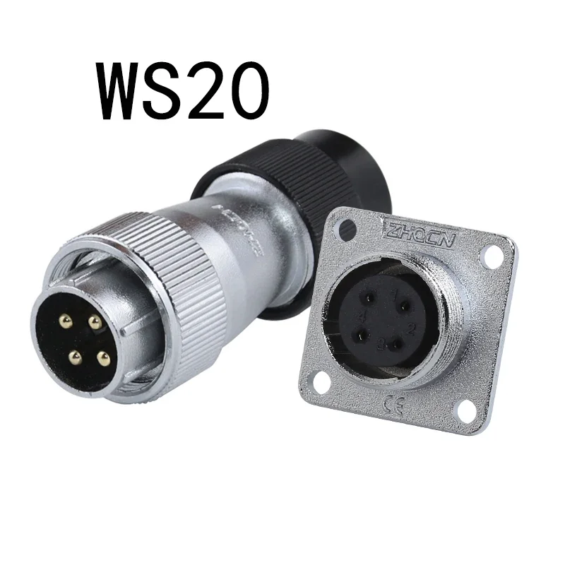 

1 Set Aviation Plug-in Socket WS20-2-3-4-5-6-7-9-12 Core TD/Z Connector Aviator Wire s