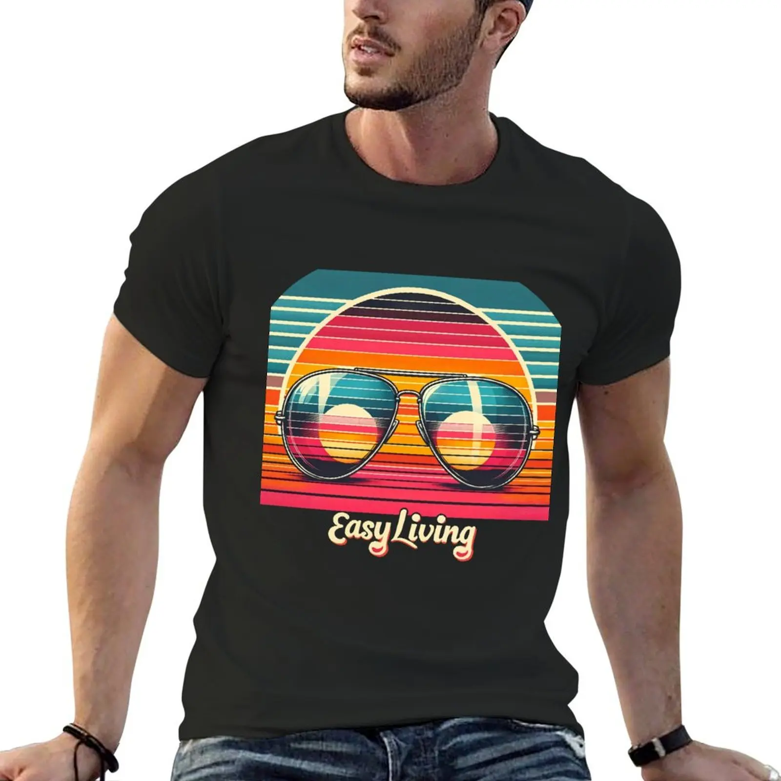 

Sunny Days Easy Living T-Shirt basketball graphic tees cheap stuff Short sleeve tee men