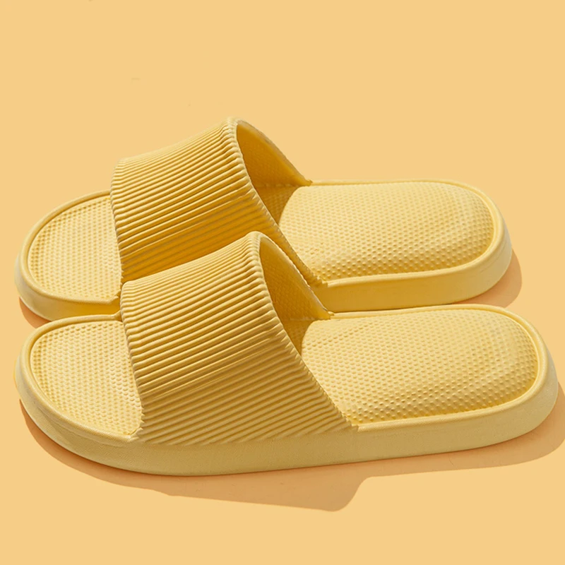 Thick Platform Bathroom Home Slippers Women Fashion Soft Sole EVA Indoor Slides Woman Sandals 2023 Summer Non-slip Flip Flops