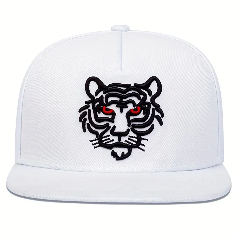 Unisex Tiger Embroidery Hip-hop Hats Spring And Autumn Outdoor Adjustable Sports Casual Baseball Caps Sunscreen Hat
