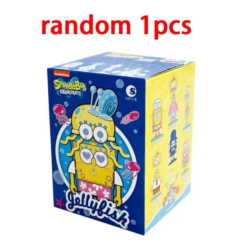 SpongeBob SquarePants Blind Box Assembly Building Blocks Jellyfish