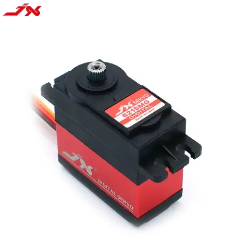 JX PDI-6215MG 15.32 كجم أجهزة رقمية - 4.8-6 فولت 0.16 ثانية/60 °   2BB ميتال جير 62 جرام لطائرة روبوت قارب سيارة RC 1/8 1/10